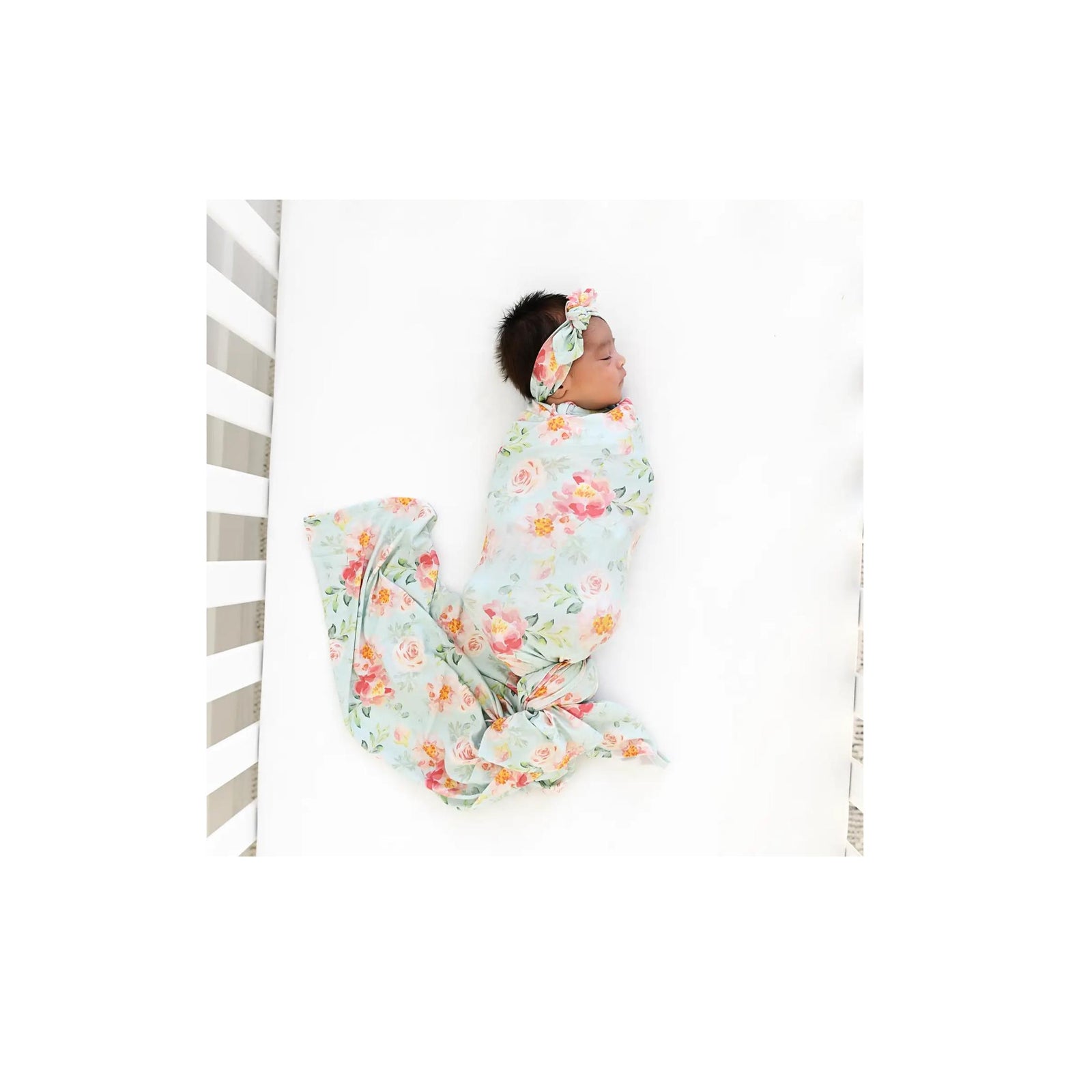 Mae Floral Swaddle Blanket