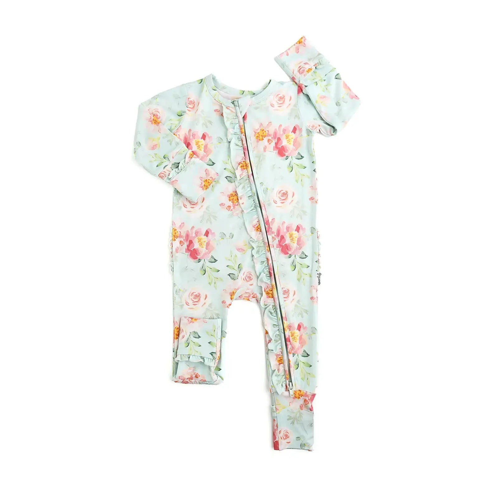 Mae Floral Ruffle Convertible Romper