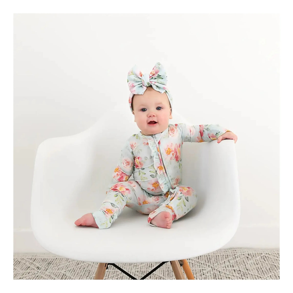 Mae Floral Ruffle Convertible Romper