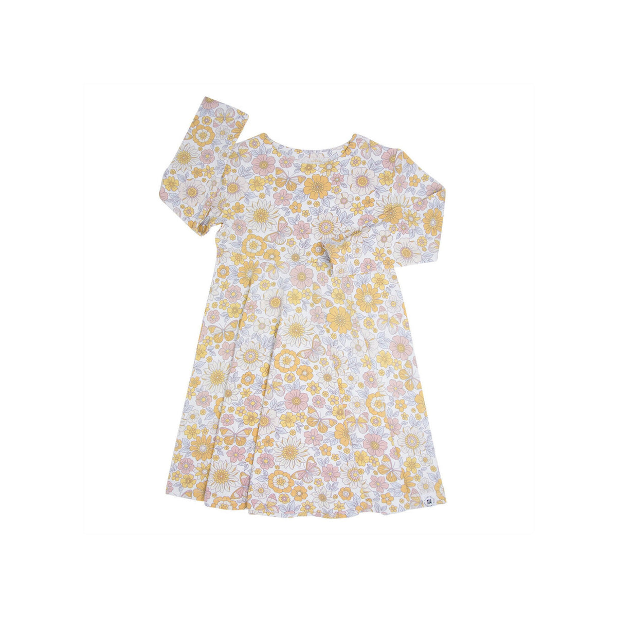 Floral Blooms Swirly Girl Dress