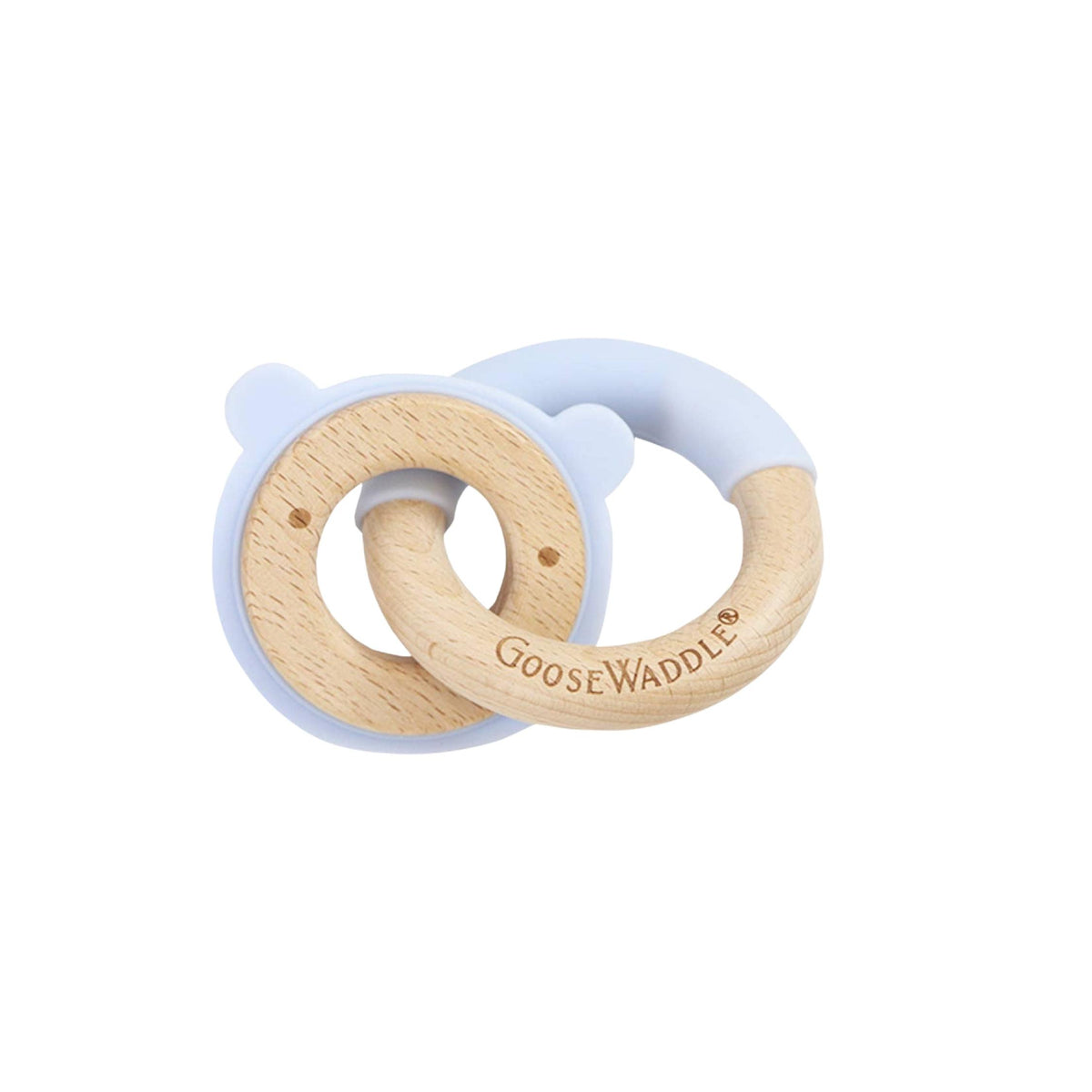 Silicone + Wooden Double Teether
