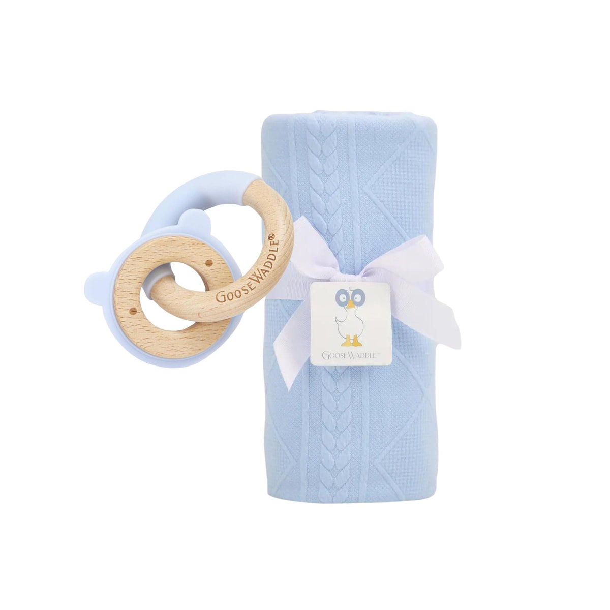 Silicone + Wooden Double Teether