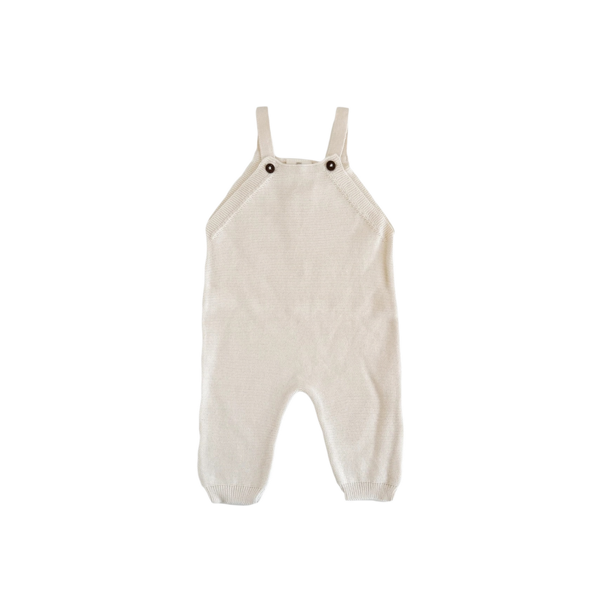 Organic Cotton Cream Overalls