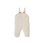 Organic Cotton Cream Overalls