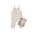 Organic Cotton Cream Overalls