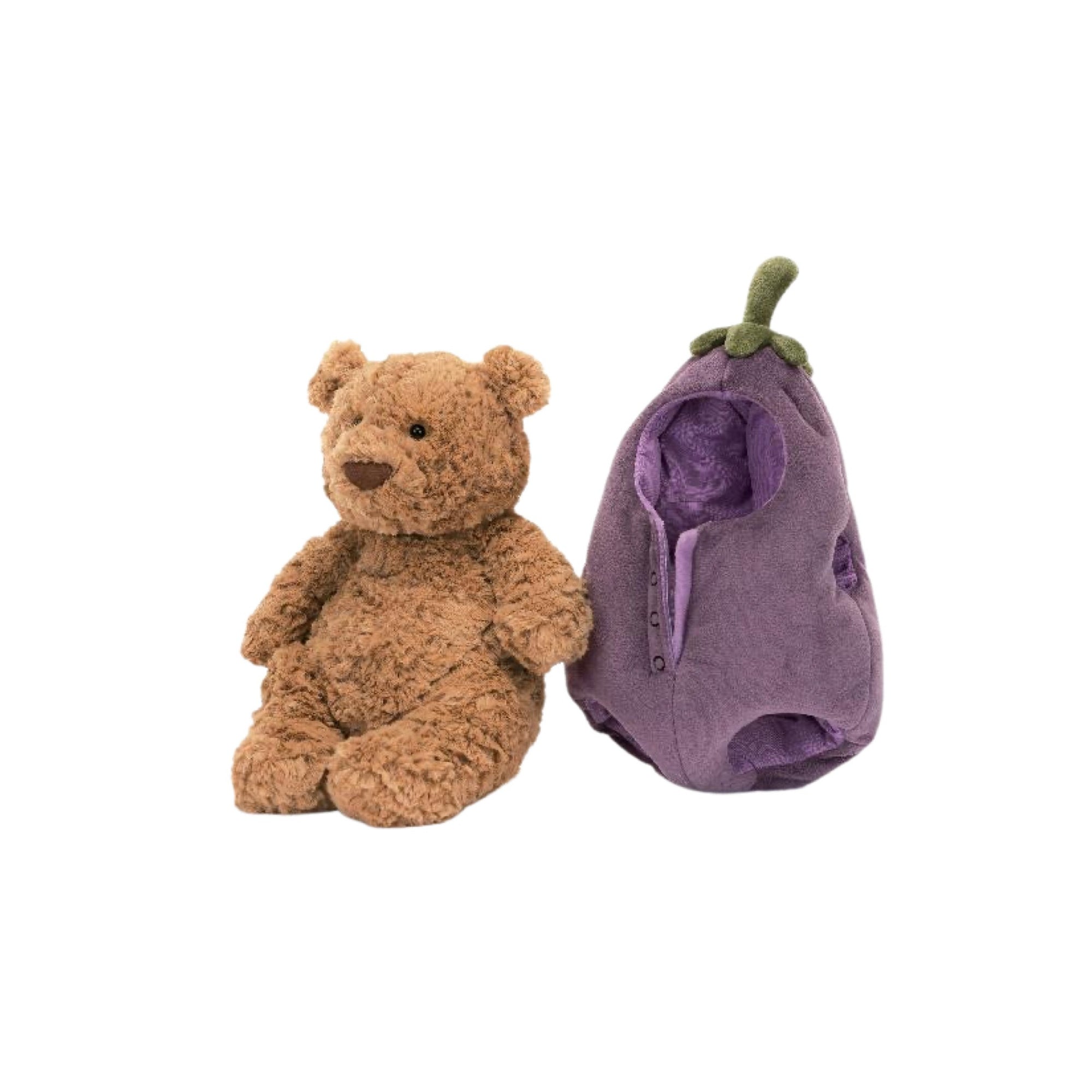 Bartholomew Bear Aubergine Plush