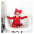 Ruby Dot Christmas Head Wrap Bow