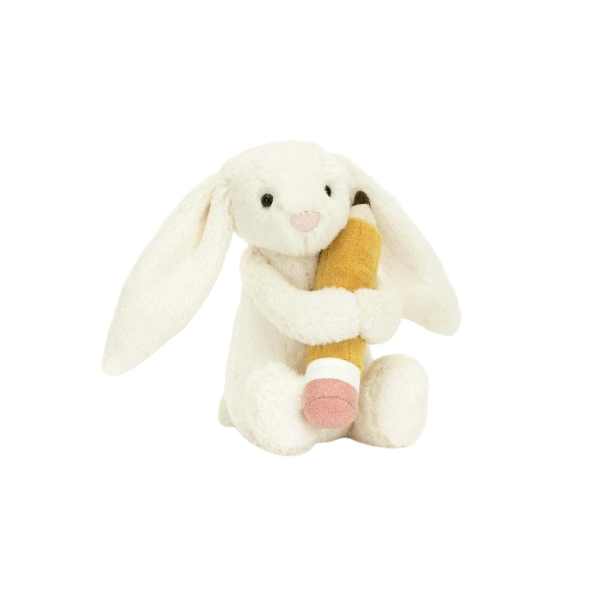 Bashful Bunny with Pencil Plush