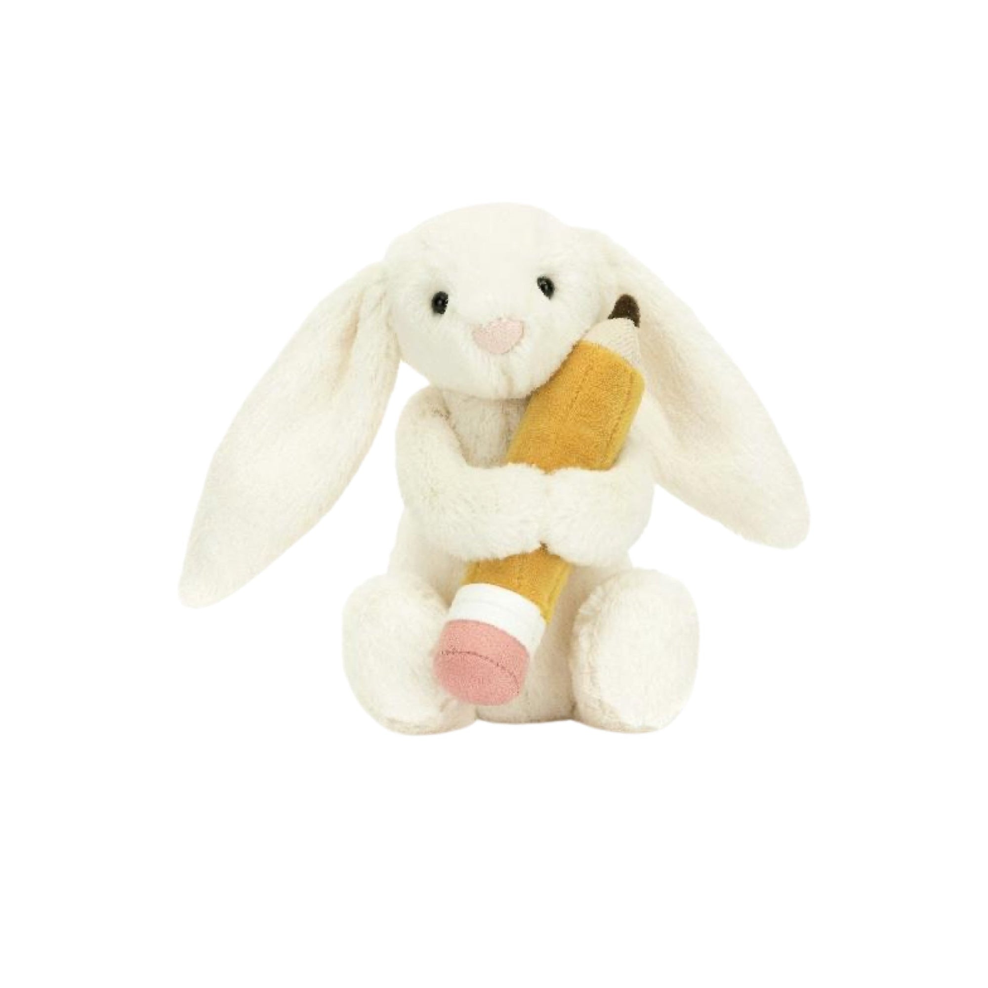 Bashful Bunny with Pencil Plush