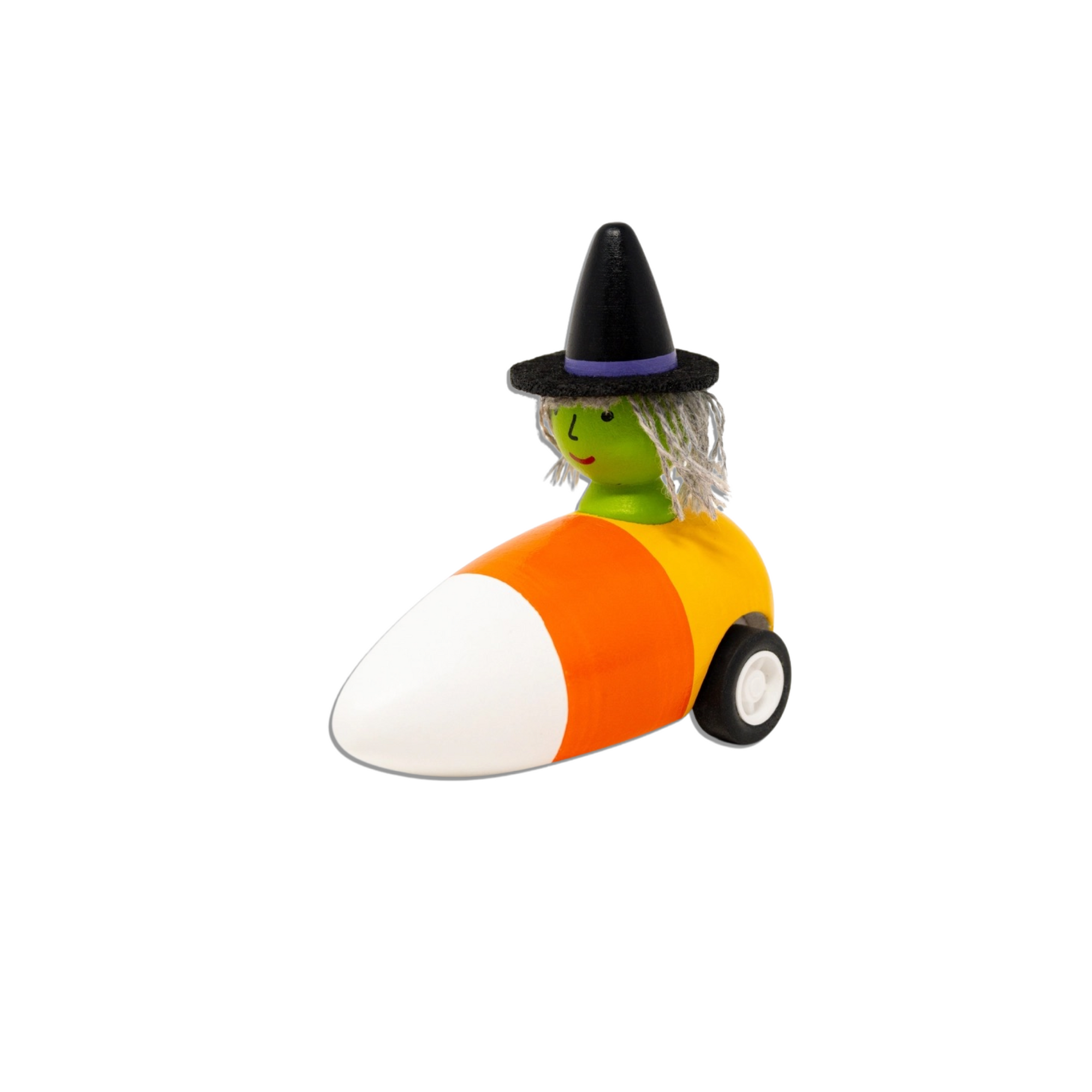 Pullback Halloween Candy Corn Car