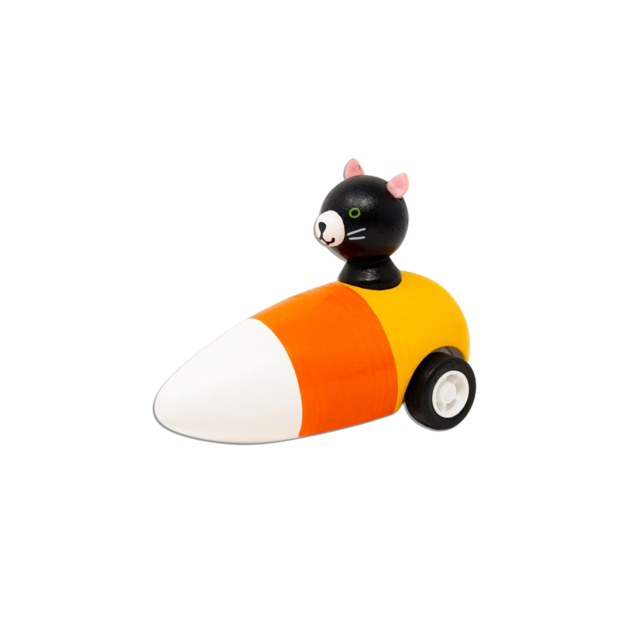 Pullback Halloween Candy Corn Car