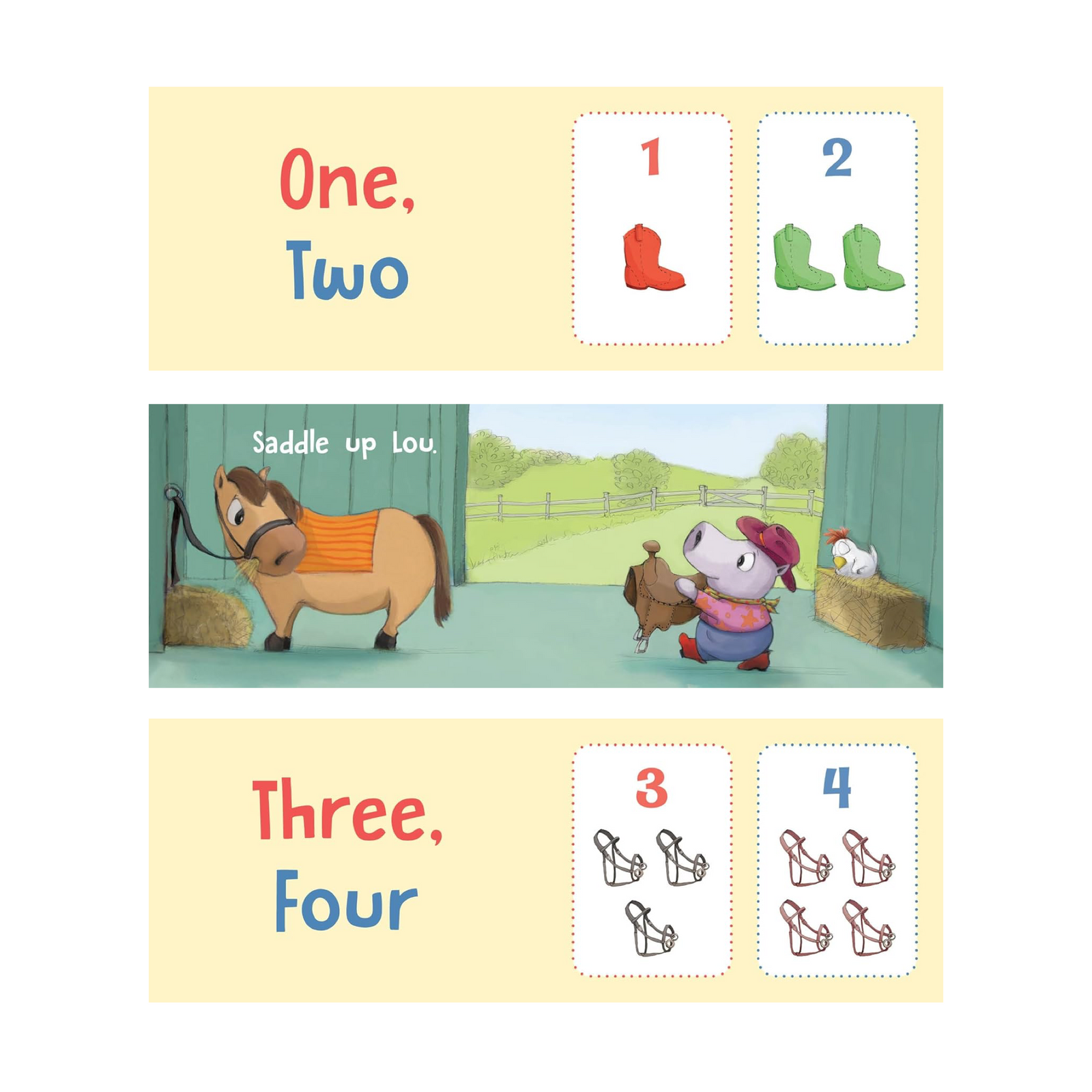 Little Buckaroo and Lou Board Book