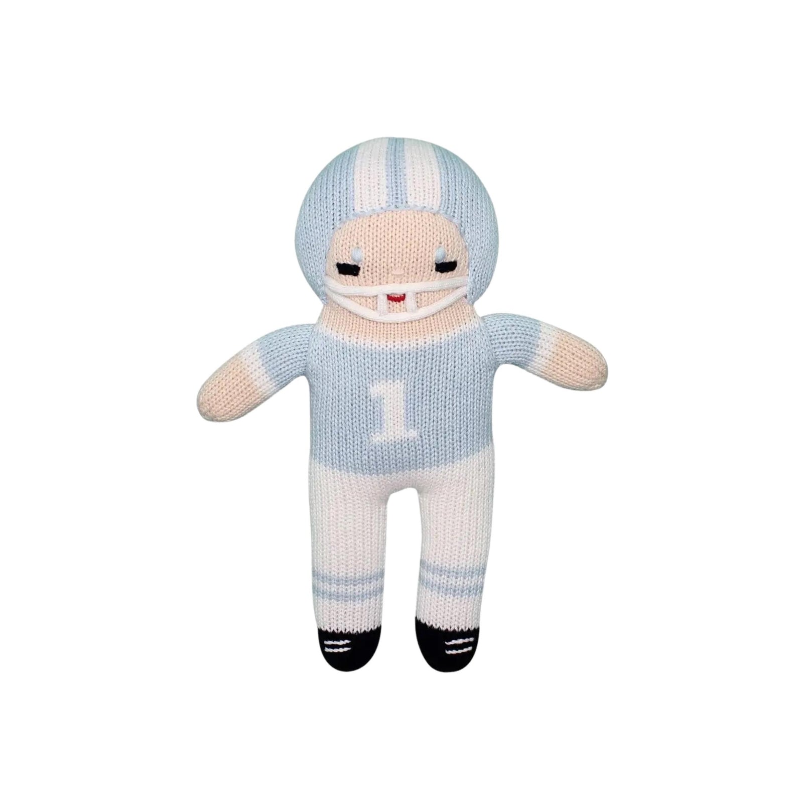 Knit Football Player Dolls
