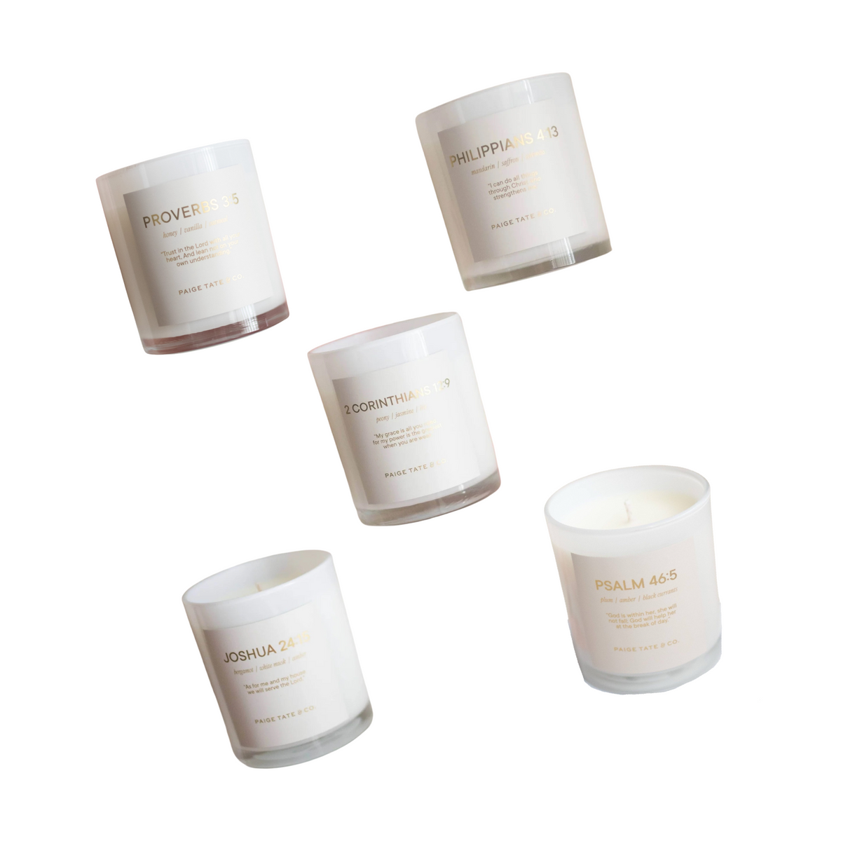 Scripture Candles