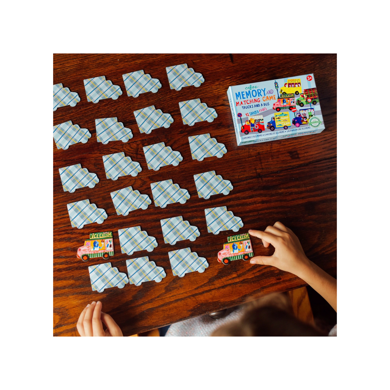 Trucks & A Bus Little Memory & Matching Game