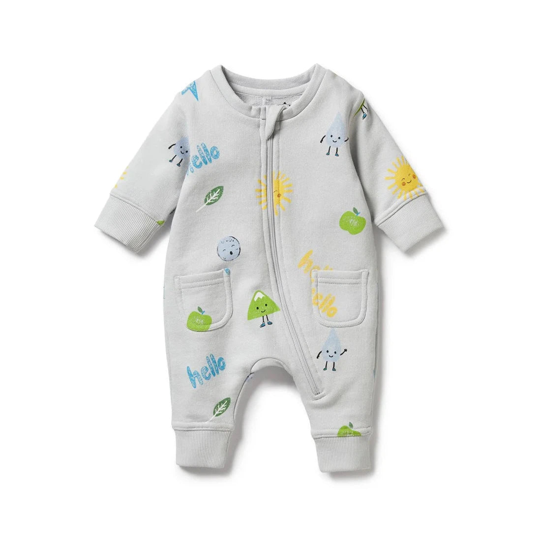 Bluebell Organic French Terry Romper