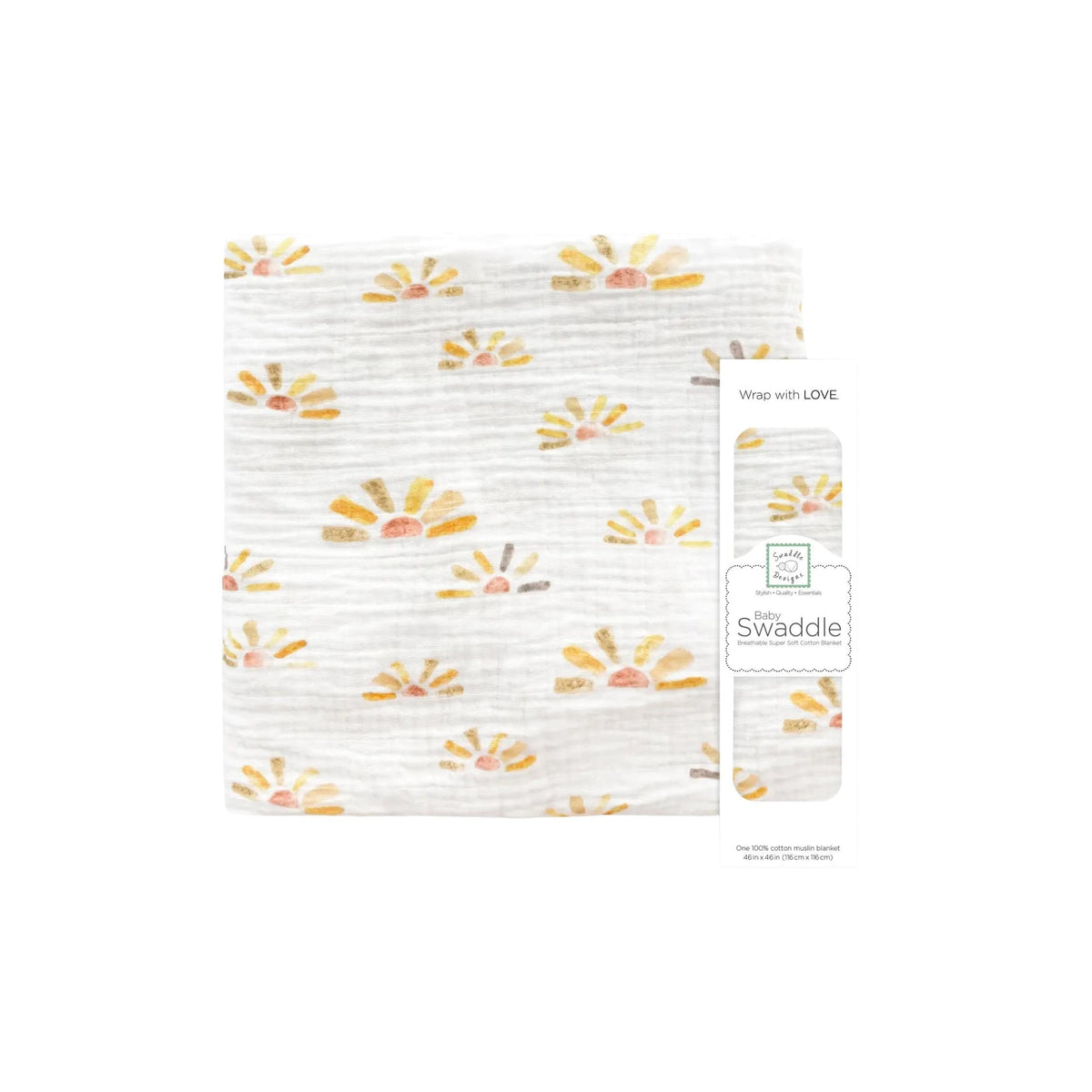 Muslin Solid Color Swaddles