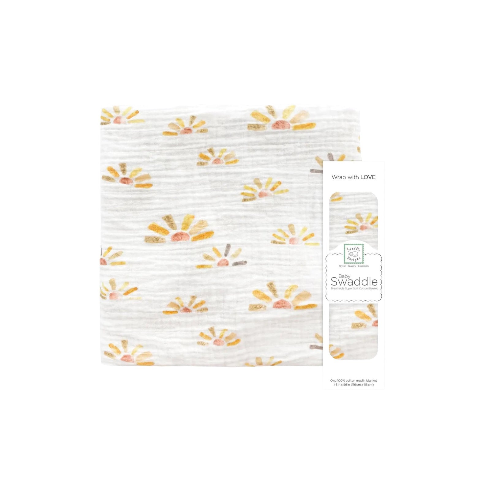Muslin Solid Color Swaddles