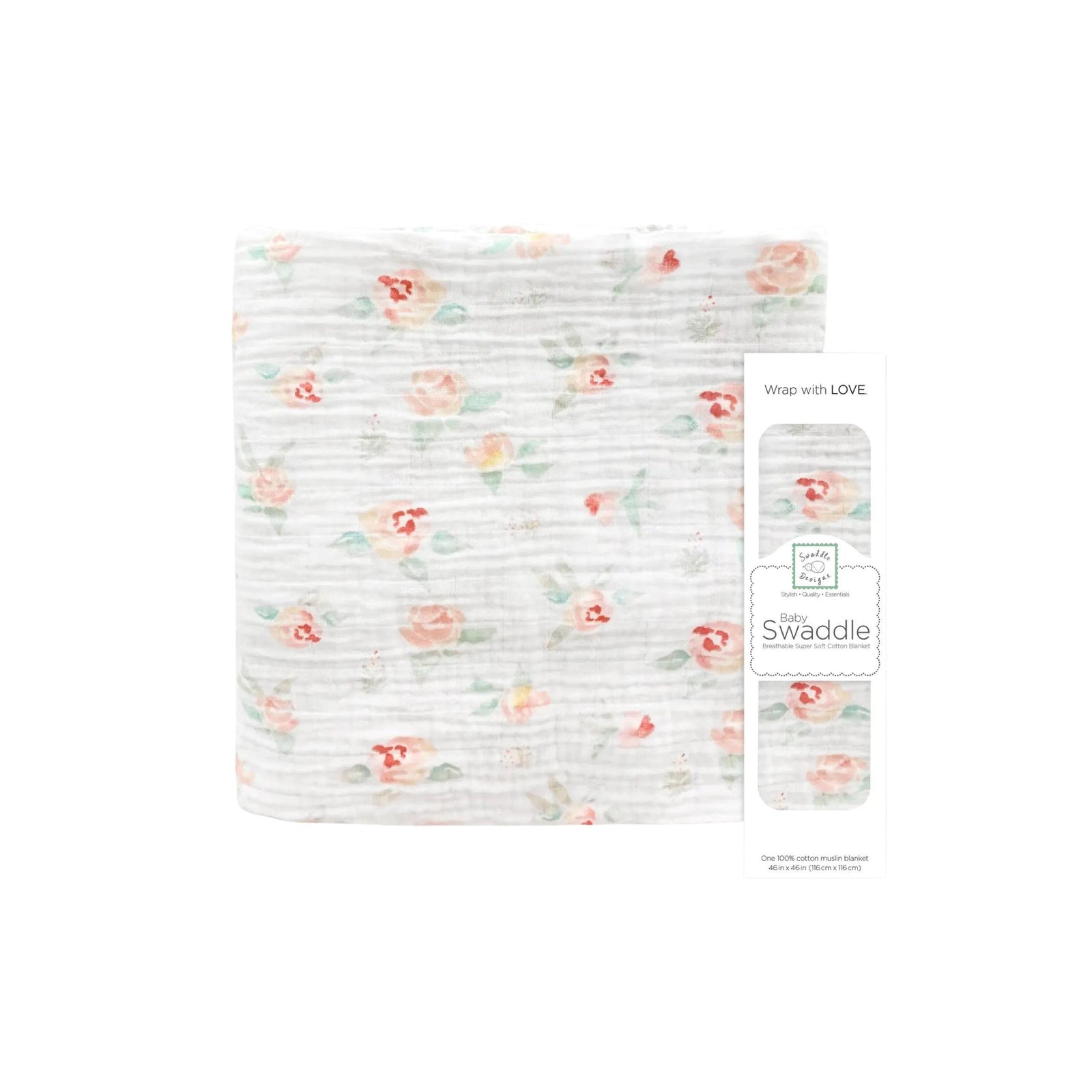 Muslin Solid Color Swaddles