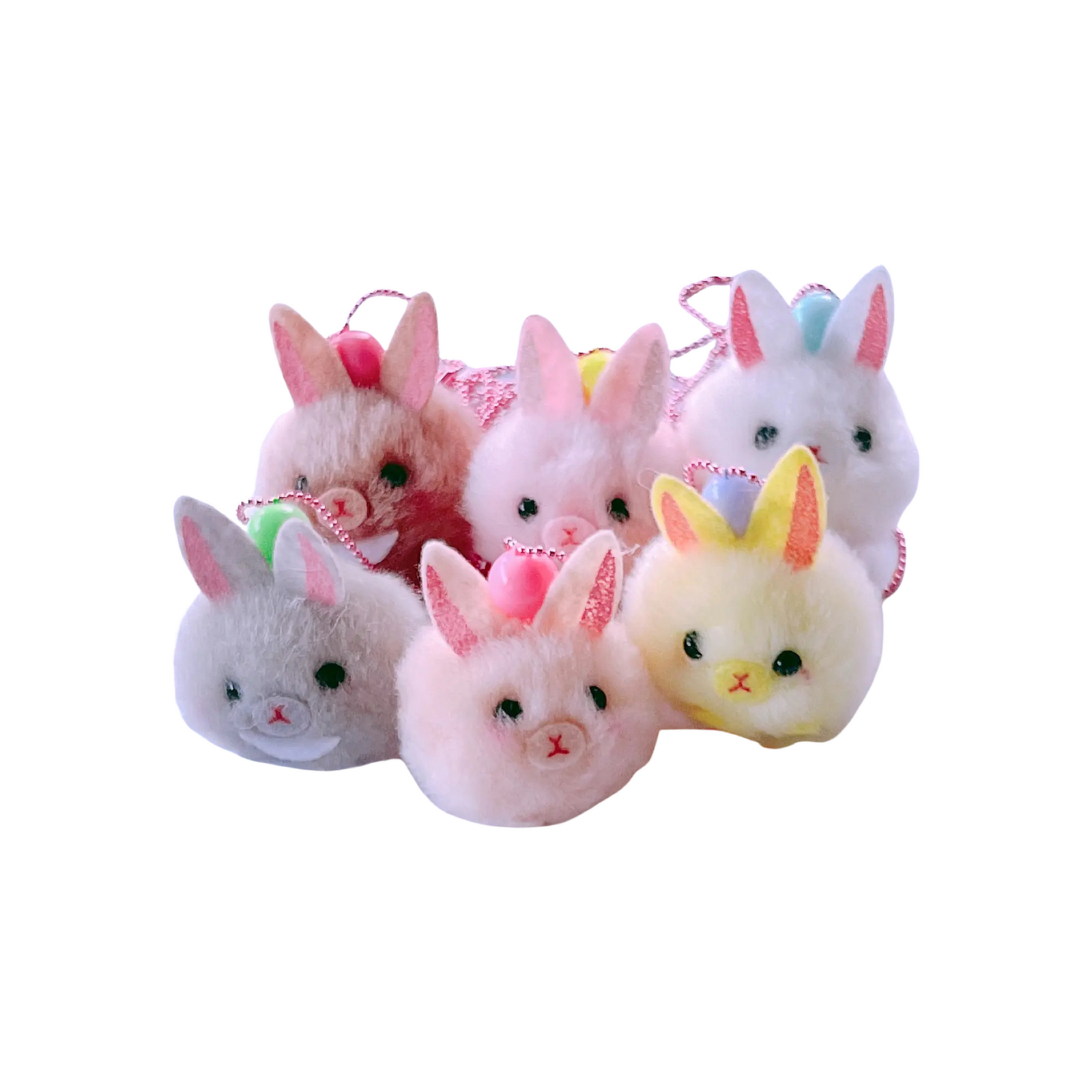 Pom Pom Bunny Necklace