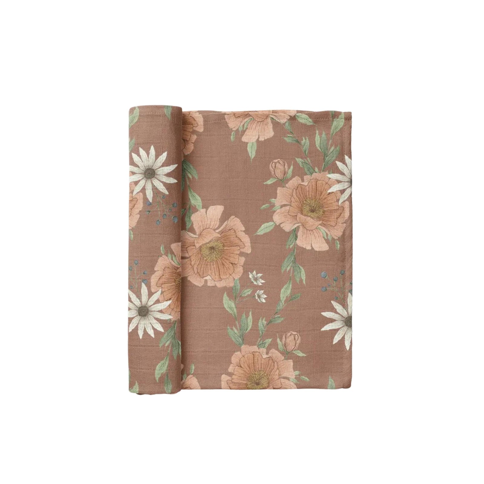 Muslin Garden Floral Swaddle