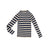 Navy & Ivory Stripe Mock Turtleneck Sweater