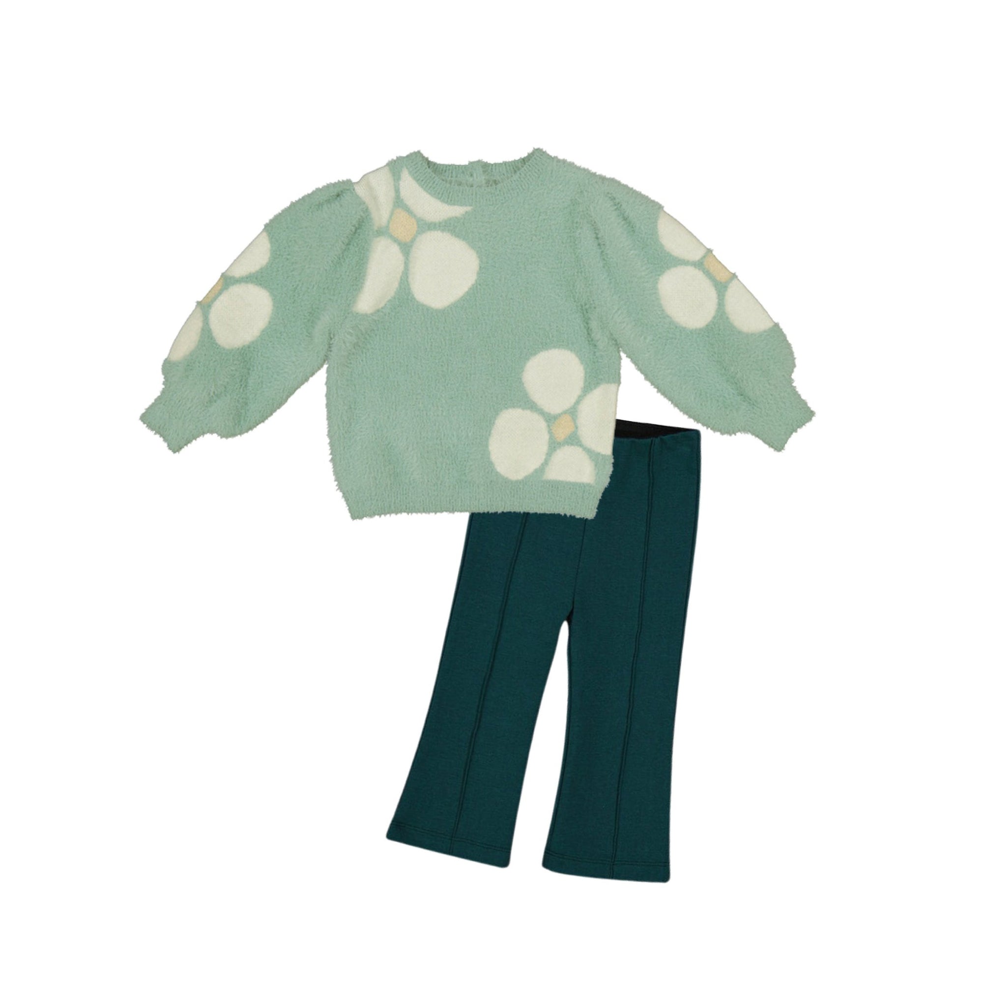 Jade Flower Sweater