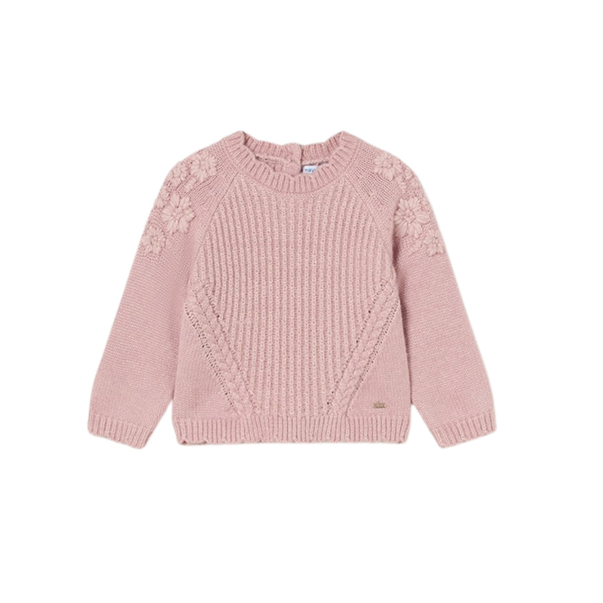 Petal Pink Baby Girl Sweater