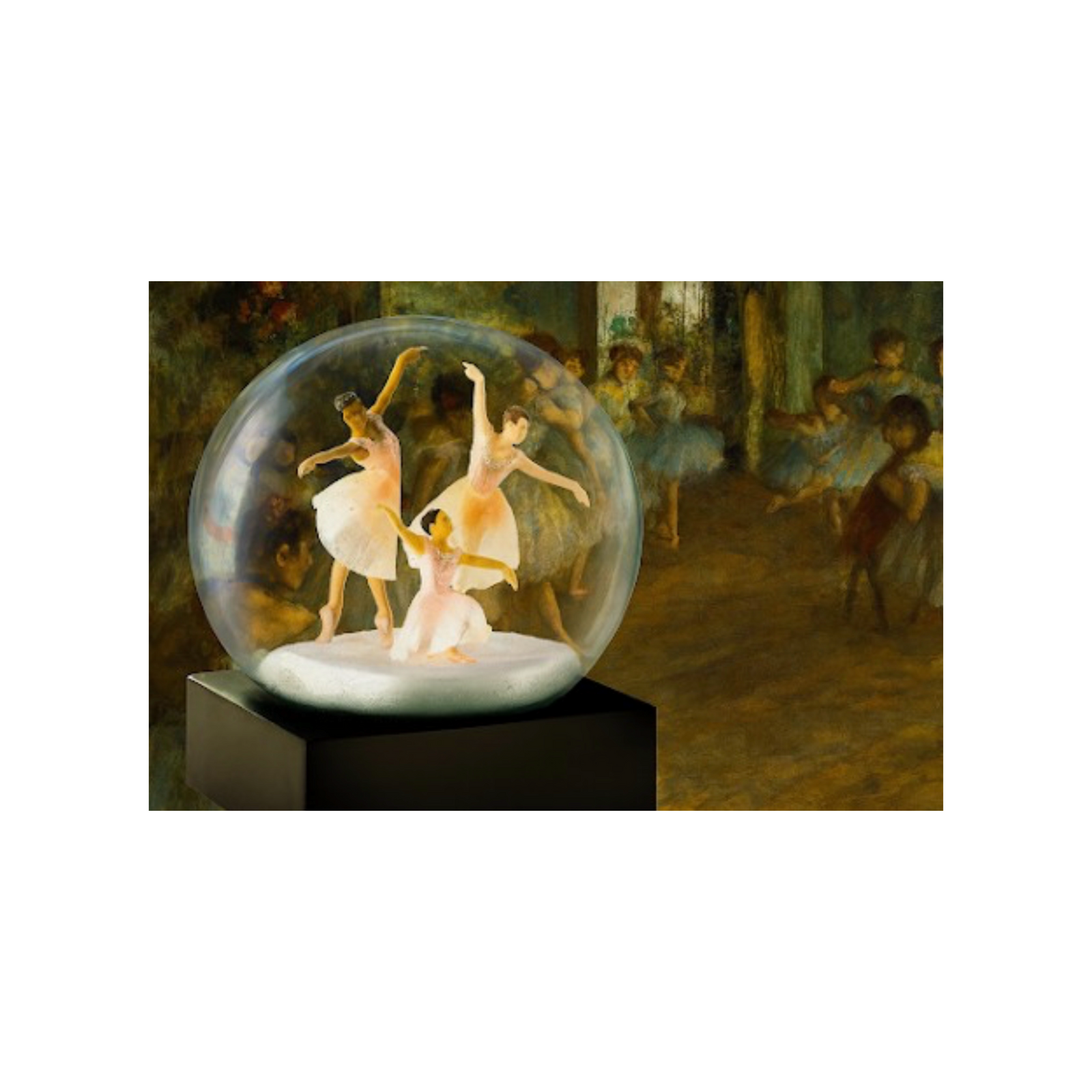 Three Dancers Snow Globe