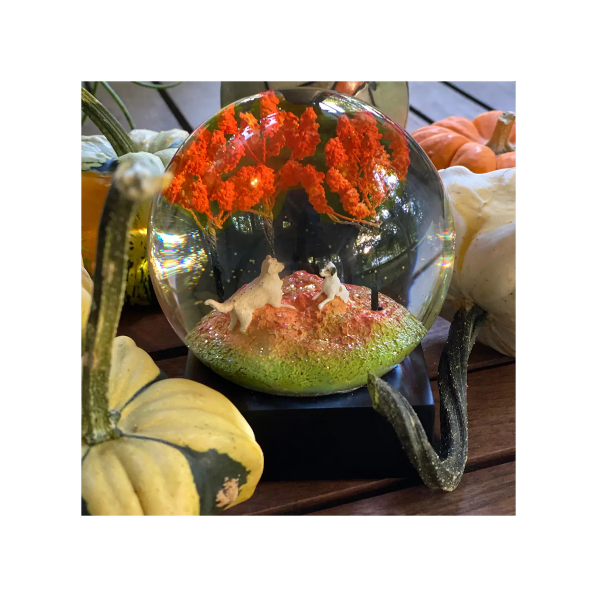 Autumn Pals Snow Globe