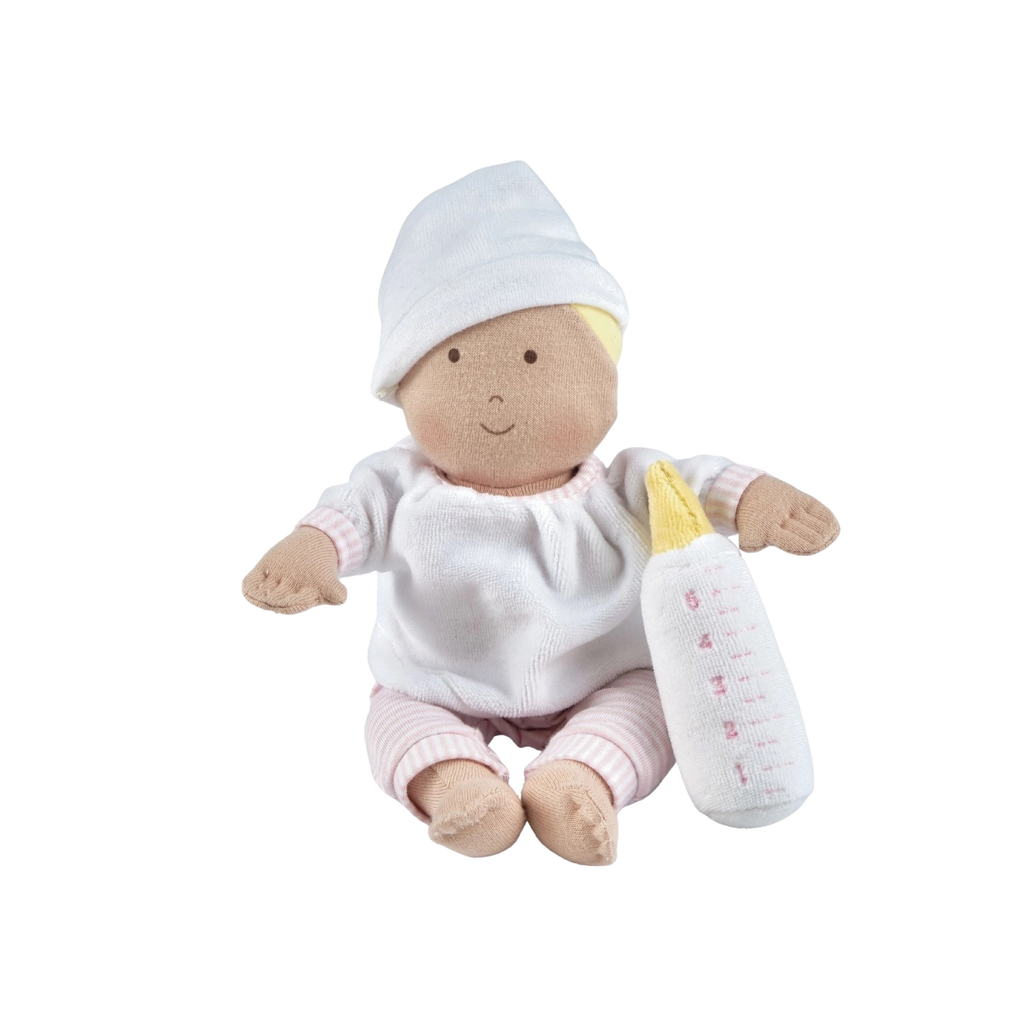 Carry Cot With Baby Grace With Blanket & Bottle