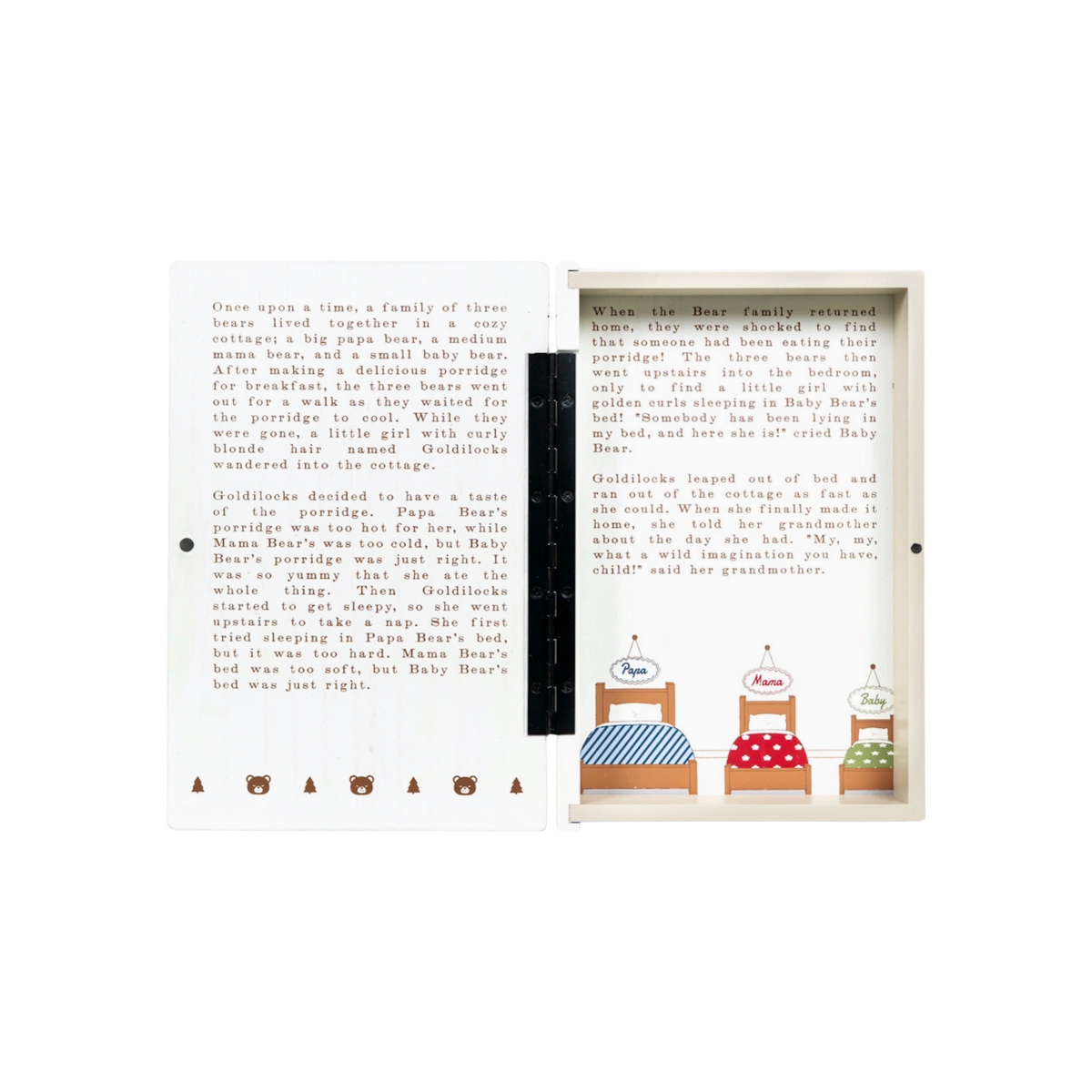 Woodland Storybook Goldilocks And The Three Bears Gift Set