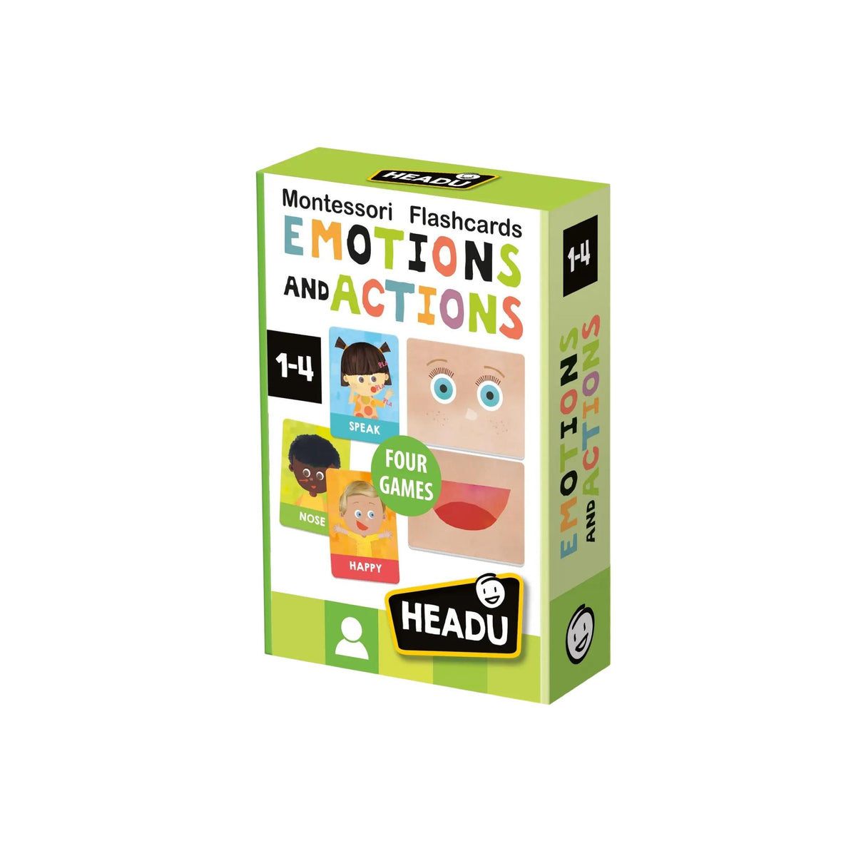 Emotions and Actions Montessori Educational Flash Cards