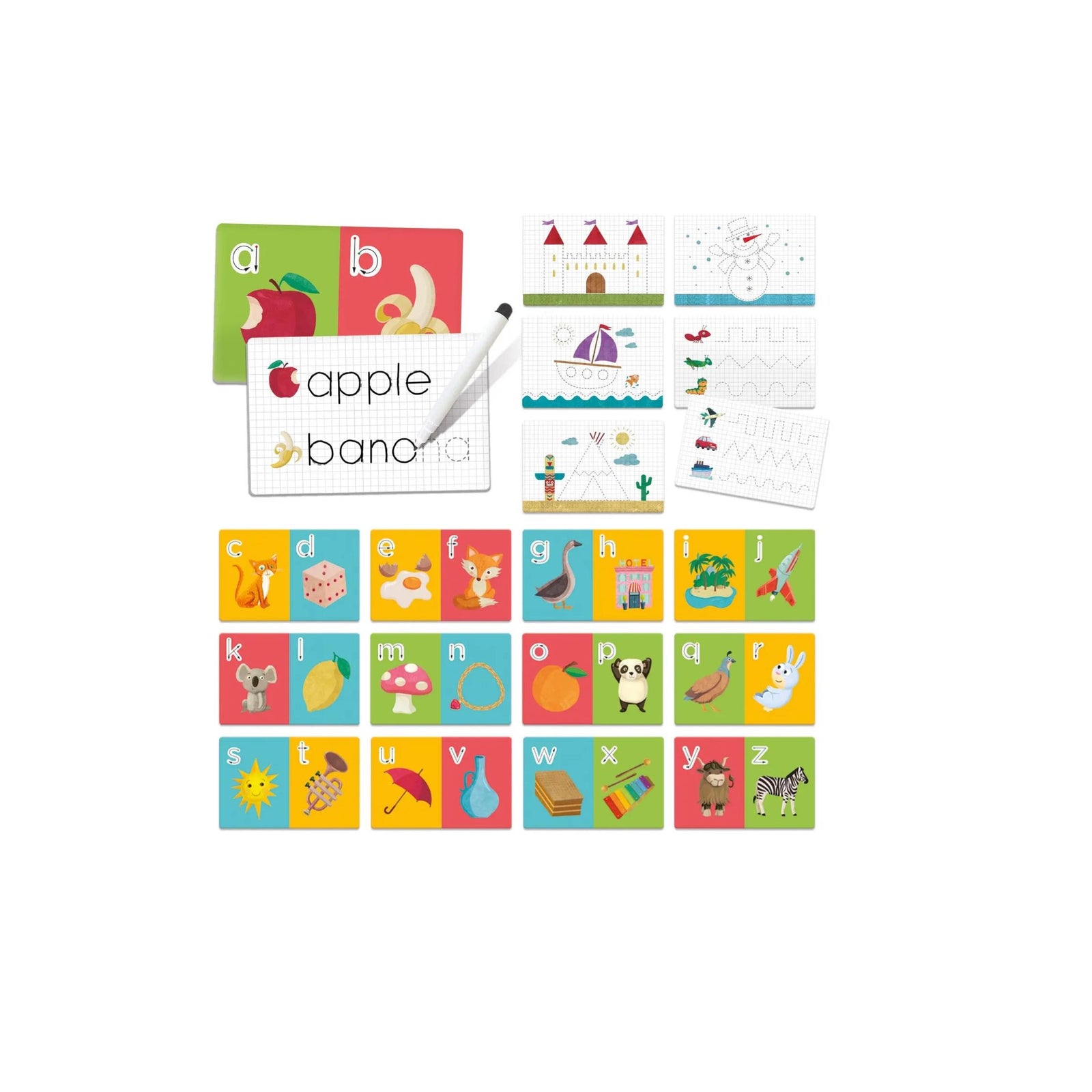 Little Boards Read and Write Educational Flash Cards
