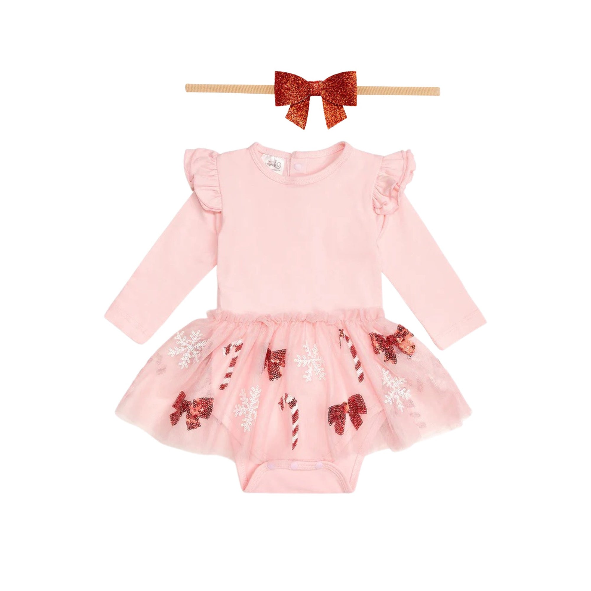 Candy Cane Cutie Tutu Bodysuit