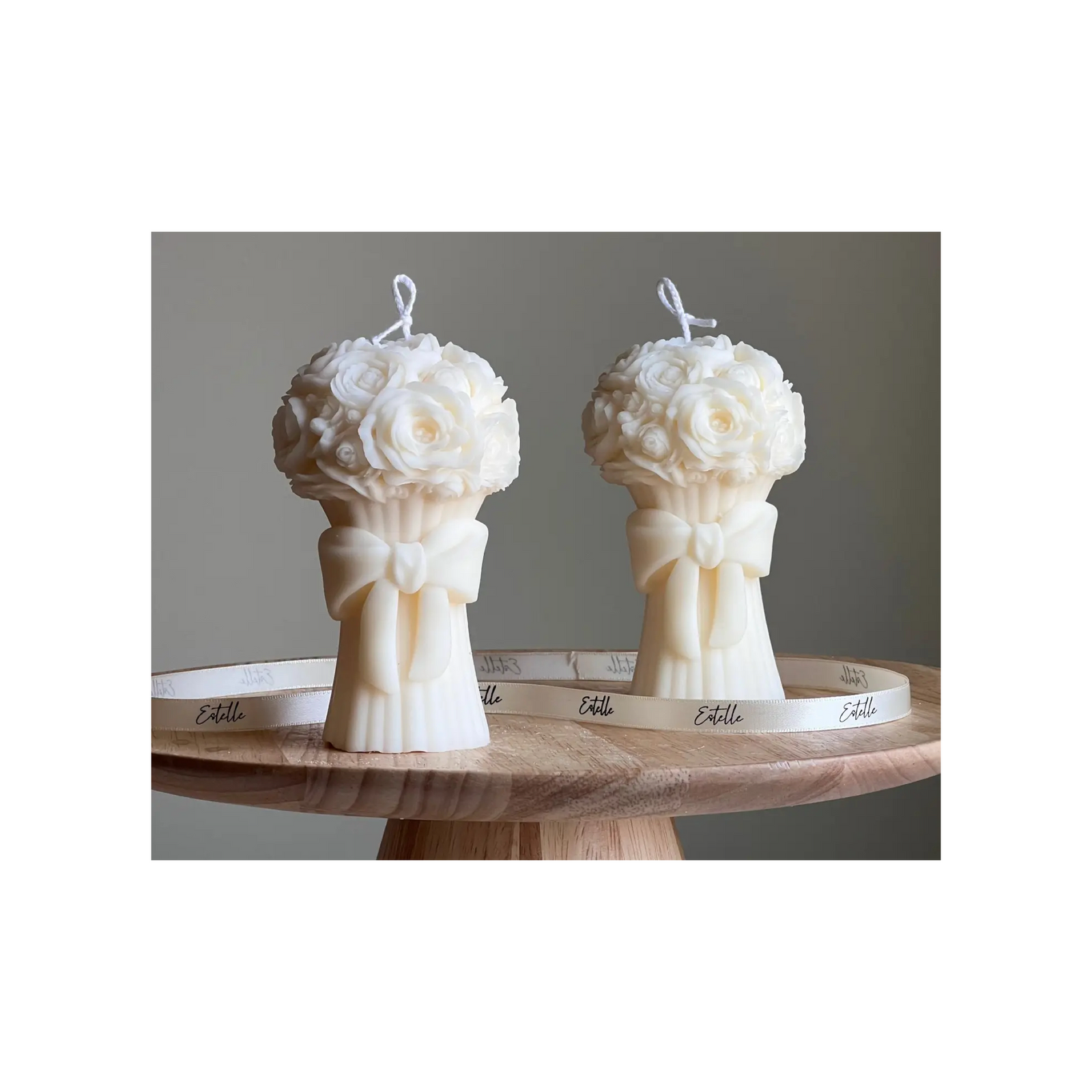 Flower Bouquet Soy Wax Candle Vanilla & Cashmere