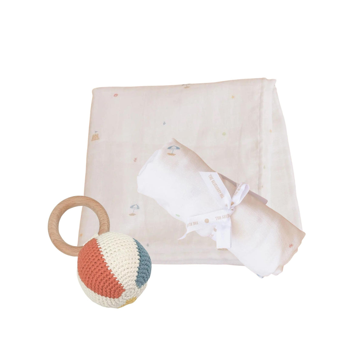 Cotton Crochet Rattle Teether Beach Ball