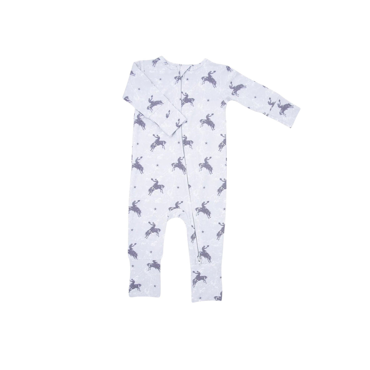 Convertible Cowboys Print Romper