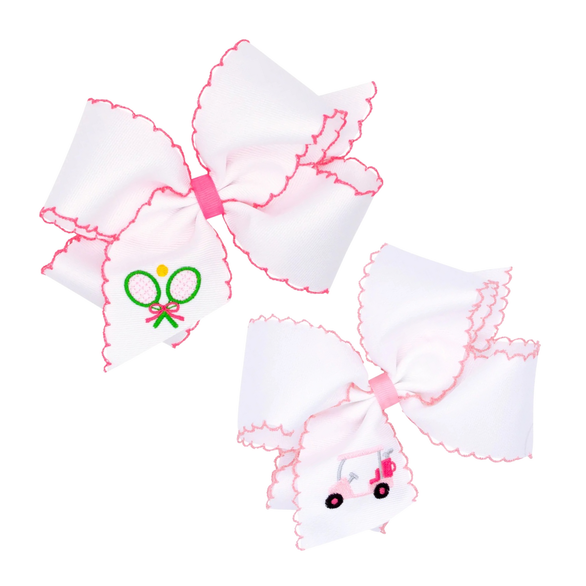 King Moonstich Embroidery Sport Bow