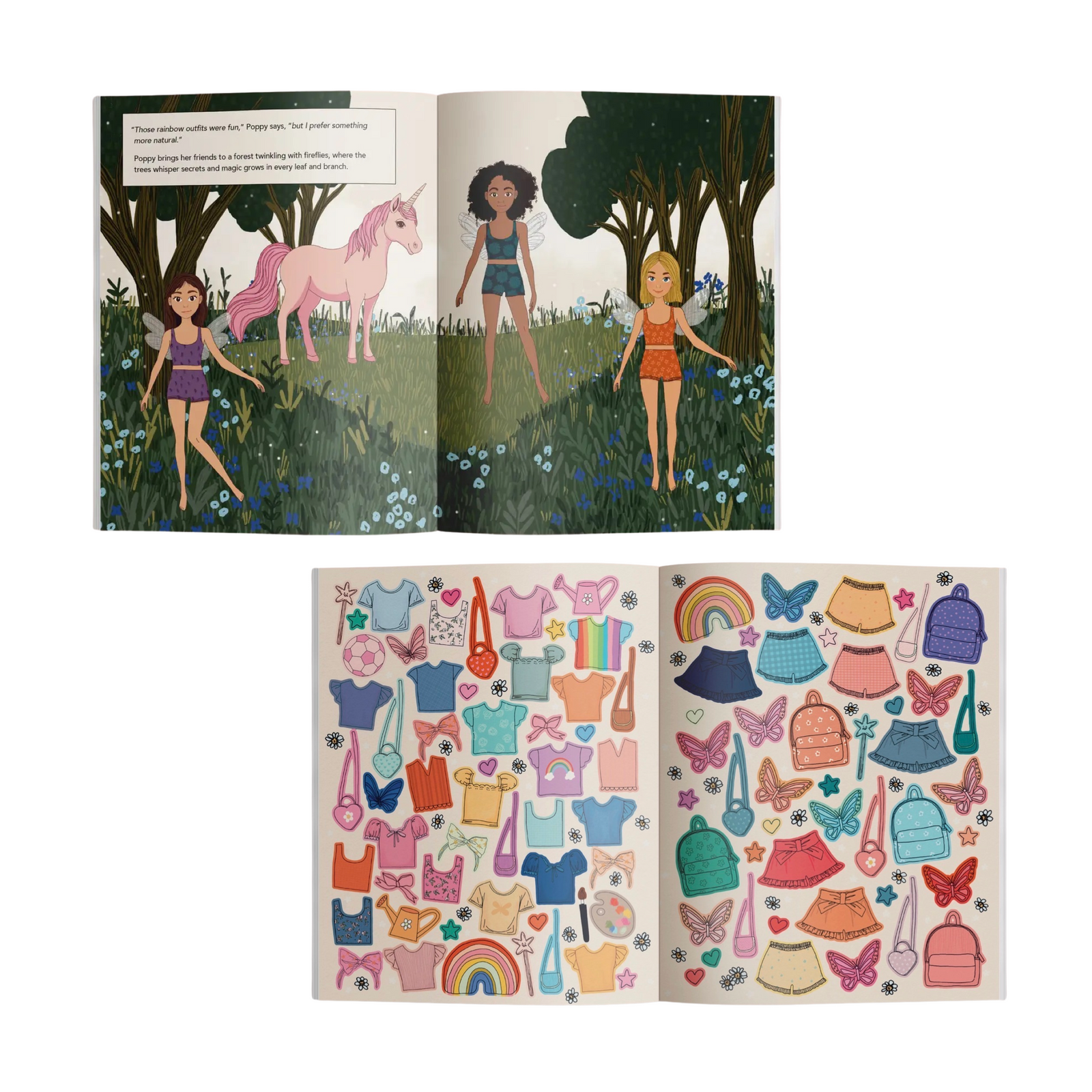 My Sticker Storybook: Faires & Unicorn