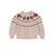 Jacquard Knit Baby Girl Sweater