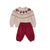 Jacquard Knit Baby Girl Sweater