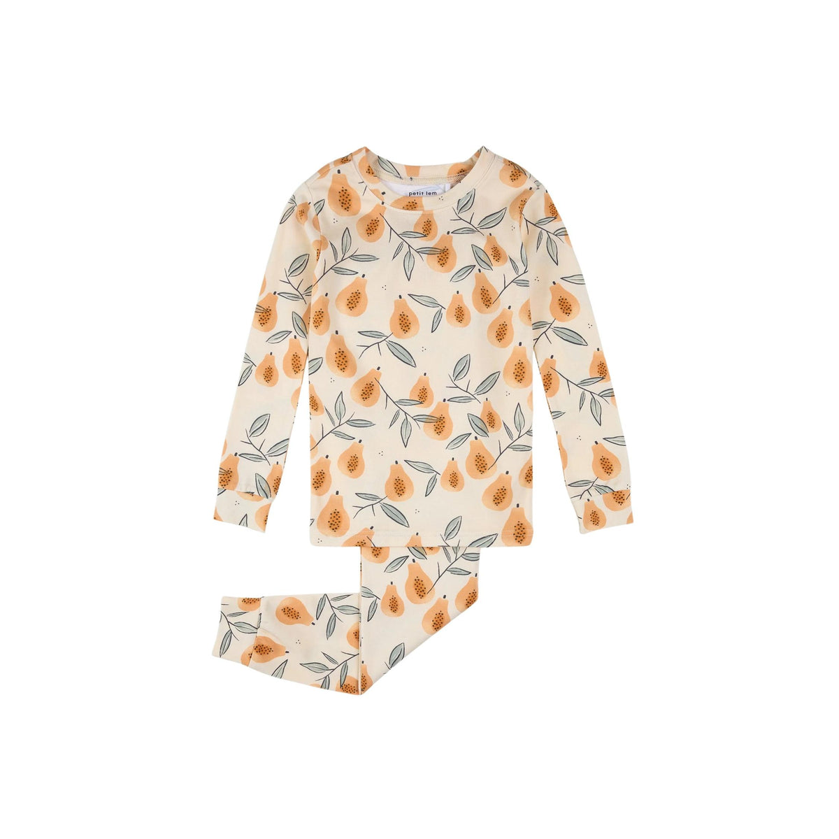 Papaya Print Jersey Pajama Set