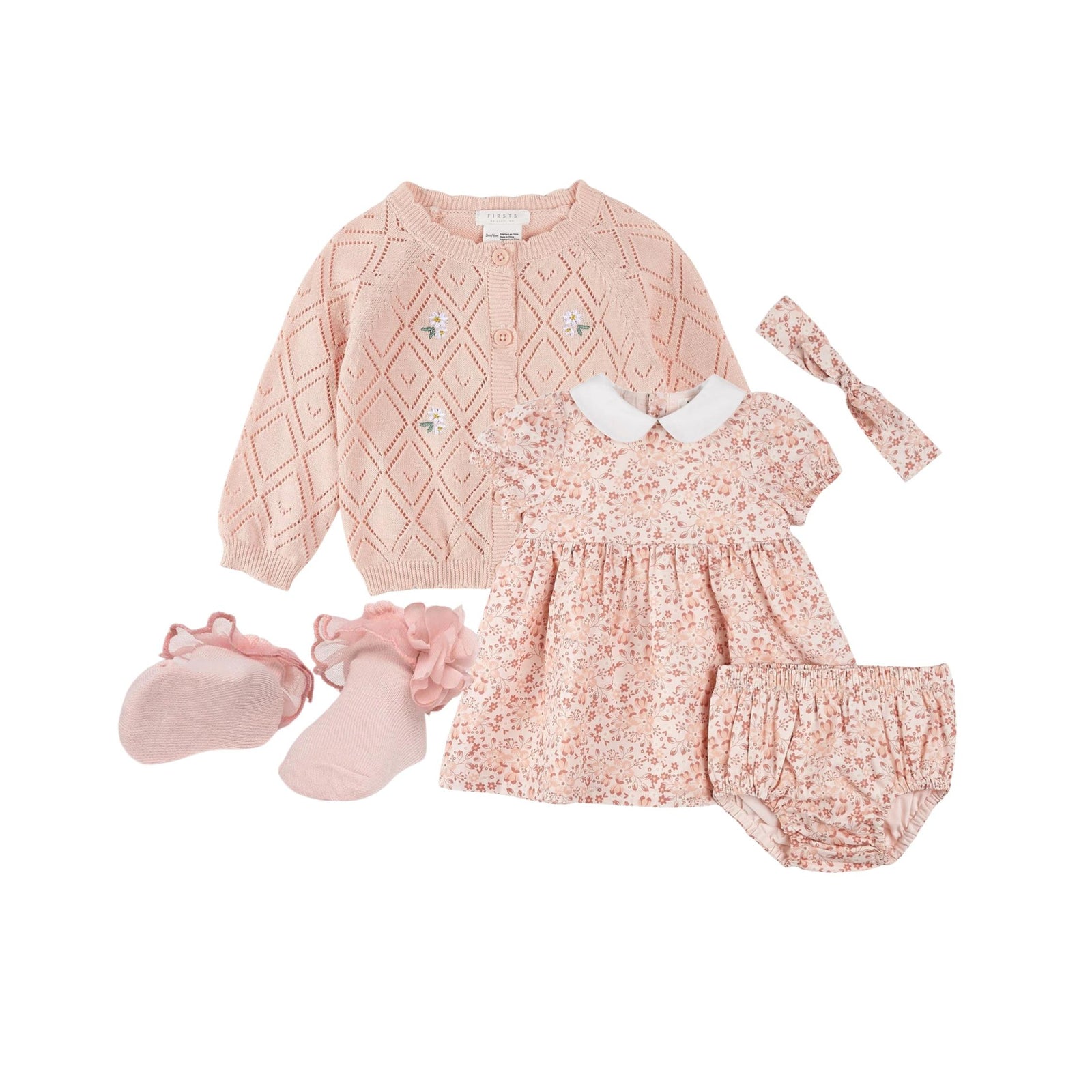 In Bloom Poplin Dress Set-3-Piece