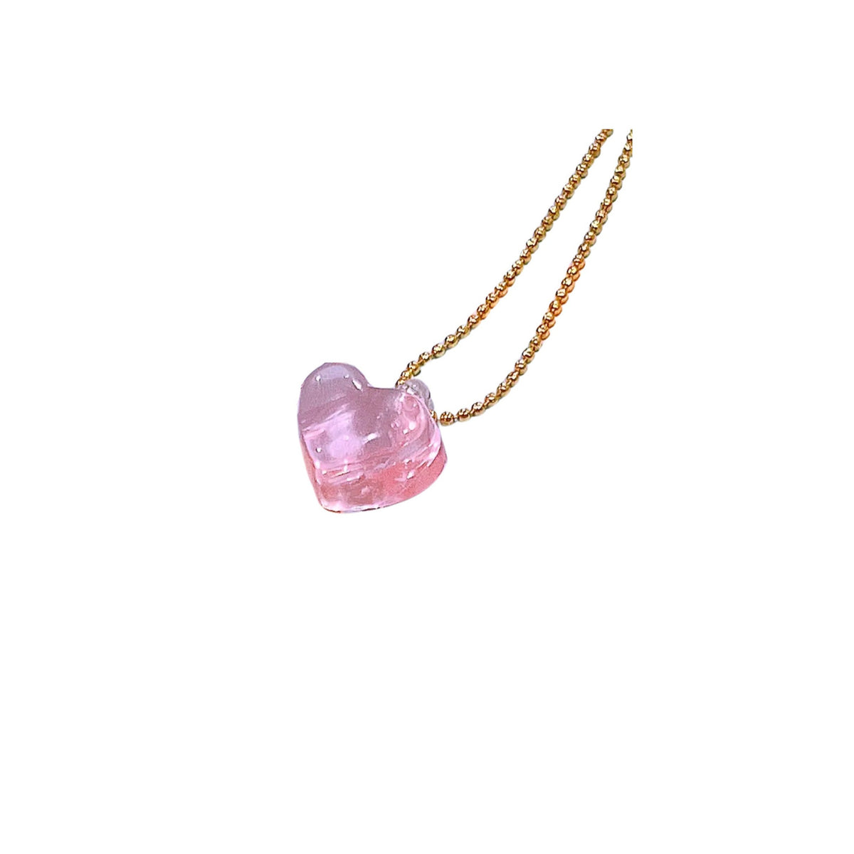 Jello Heart Kids Necklaces