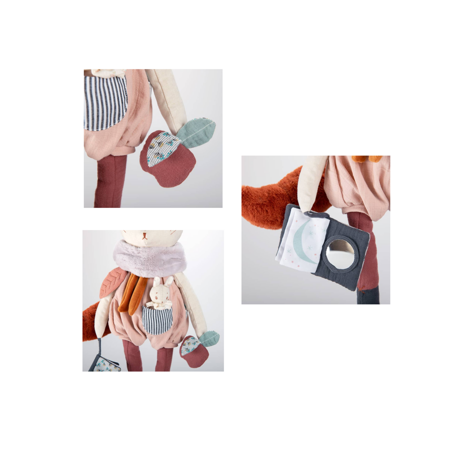 Lune the Rabbit Plush Activity Toy