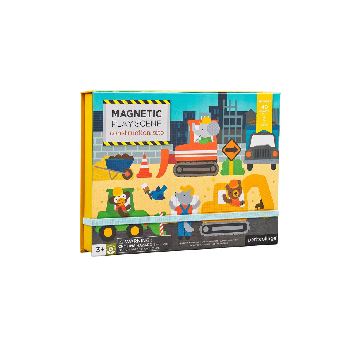 Magnetic Play Scene Construction Site