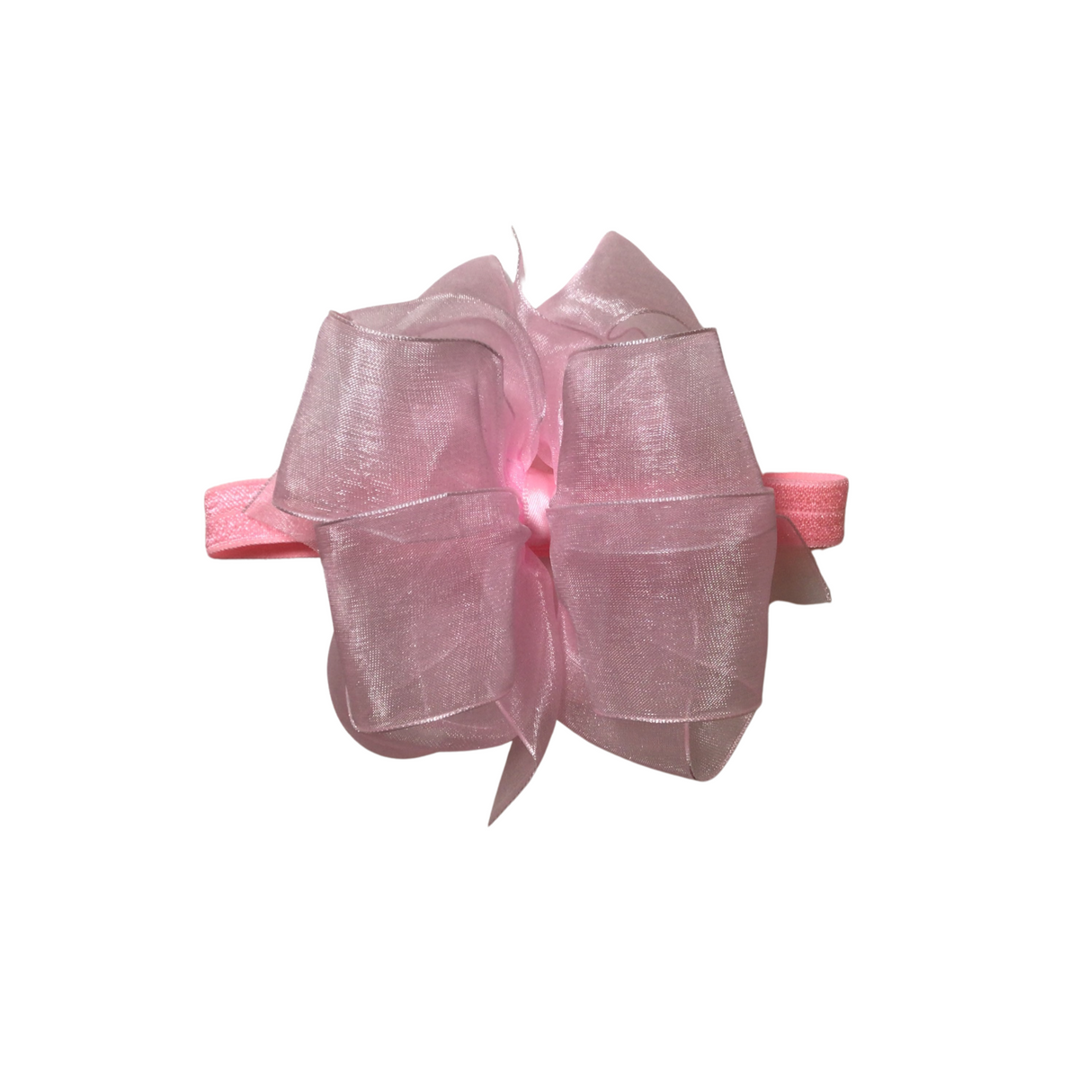Medium Organza Double Bow Headband
