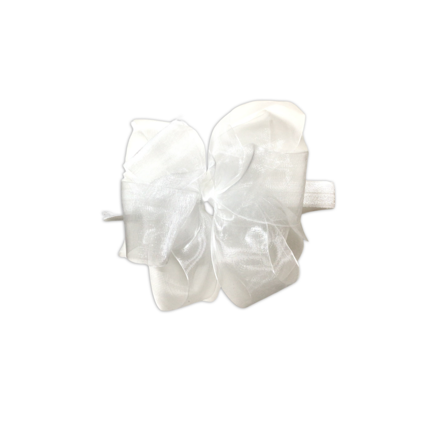 Medium Organza Double Bow Headband