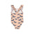 Monarch Print One Piece Swimsuit